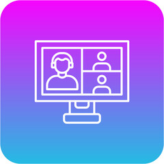 Video Conference Icon
