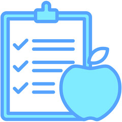diet menu icon often used in design, websites, or applications, banner, flyer to convey specific concepts related to healthy food.