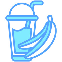 smoothie icon often used in design, websites, or applications, banner, flyer to convey specific concepts related to healthy food.