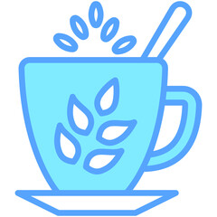 oat icon often used in design, websites, or applications, banner, flyer to convey specific concepts related to healthy food.