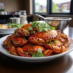 grilled lobster with vegetables