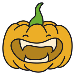 halloween pumpkin spooky monster