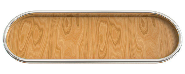 Obraz premium 3d label wood - mockup