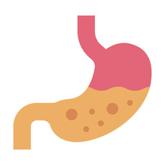 Stomach human organ icon