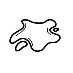 puddle line icon