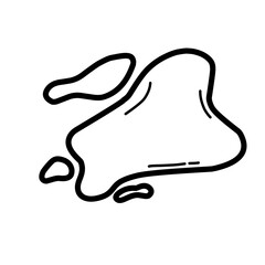puddle line icon