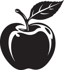 Apple Fruit Leaf School Food Symbol