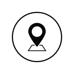 pin map sign icon vector