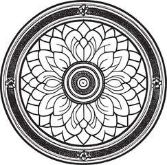 abstract floral ornament