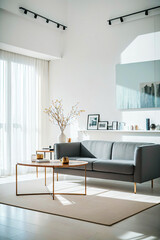 Living modern minimalist room