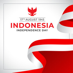 Bendera Merah Putih Indonesia or Bingkai Bendera Merah Putih and background Merah Putih or Ornamen Frame Merah Putih