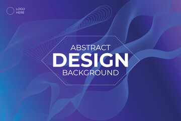 Landing page Template - Abstract design with wave blend - Abstract background. Hi-tech design for wallpaper, banner, background, landing page, wall art, invitation, prints, posters