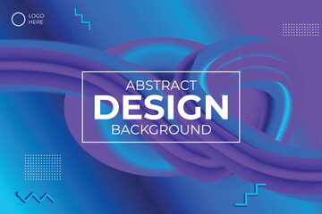 Landing page Template - Abstract design with wave blend - Abstract background. Hi-tech design for wallpaper, banner, background, landing page, wall art, invitation, prints, posters