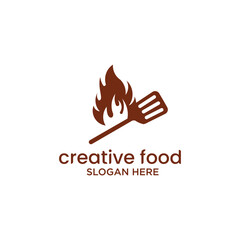 Fast food chef home logo restaurant chef logo design concept Food Restaurant vector