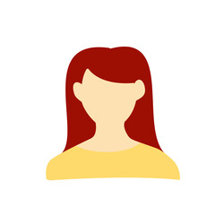 blank face female avatar