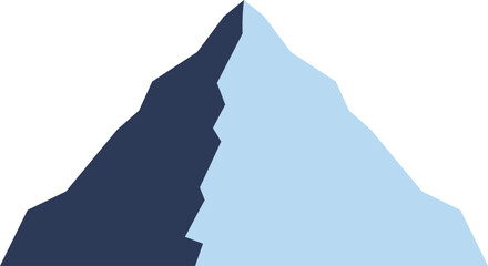Mountain vector icon.