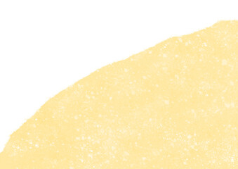 丸くカットした黄色の和紙みたいな和風背景