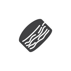 Biscuit cookie vector icon