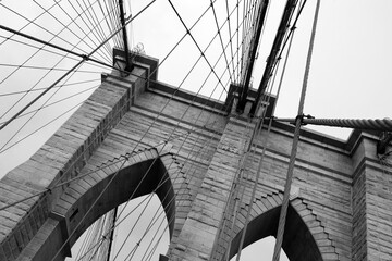 Brooklyn Bridge, Manhattan, New York, USA, Juli 2023