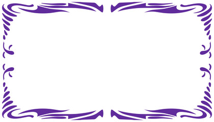 Purple abstract framed background illustration. Perfect for wallpaper frames, book covers, invitations, greeting cards, websites