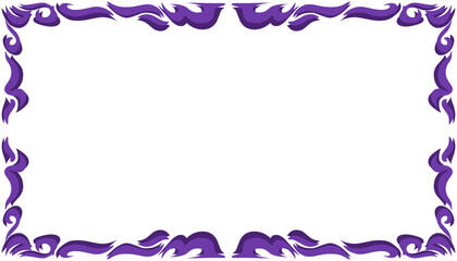 Purple abstract framed background illustration. Perfect for wallpaper frames, book covers, invitations, greeting cards, websites
