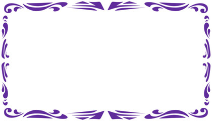 Purple abstract framed background illustration. Perfect for wallpaper frames, book covers, invitations, greeting cards, websites