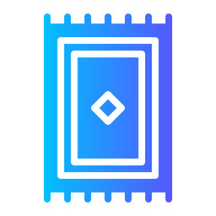 carpet gradient icon