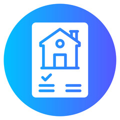 clothes hanger gradient icon