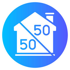 television gradient icon