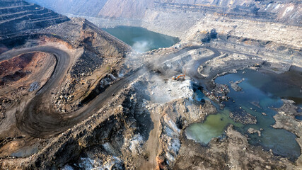 This photo is of ecl coal mines lalmatia godda jharkhand