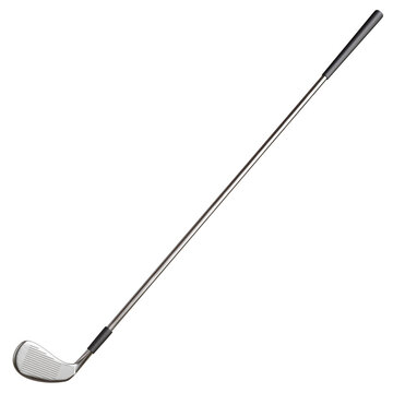 3d render of golf club sport equipment.