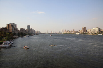 Obraz premium A general view of the Nile