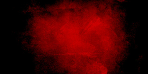 Closeup of dark red background with black grunge texture made in structure spotty noise. Red tough rough texture and background for design.