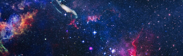 Incredibly beautiful galaxy in outer space. Billions of galaxies in the universe. Abstract space...
