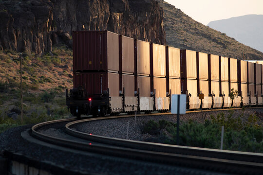End of a modern train with flashing device