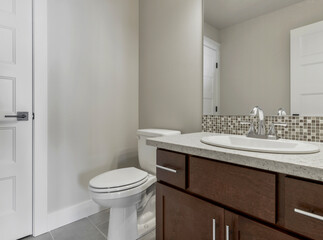 modern bathroom interior