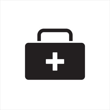 first aid kit icon vector illustration symbol