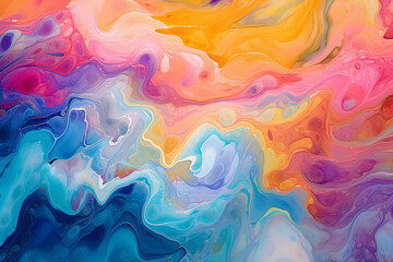 Fototapeta na wymiar Colorful Acrylic Painting Background