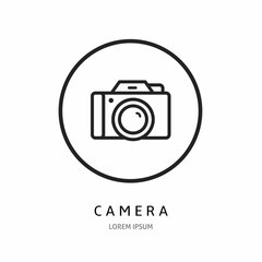 Logo vector design for business. Camera logos.