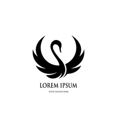 black and white logo