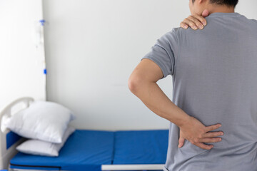 Obraz premium man with back pain