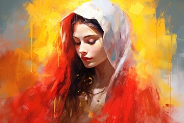 portrait of Mother Mary