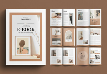 Ebook Template Magazine Layout