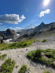mountain road in the mountains