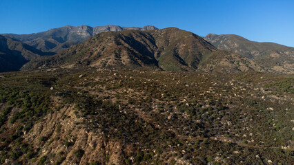 Aerial View of Sisar Canyon and Topatopa Mountains, Ojai, Ventura County