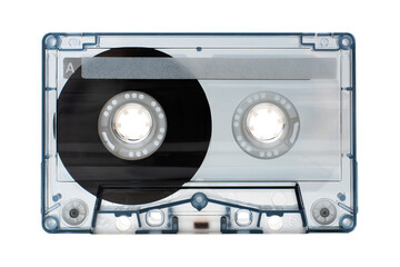 tape music cassette. isolated white background