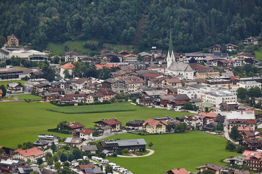Traditional village of Hainzenberg. Tirol region. Austria, Central Europe
