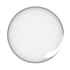 Transparent sphere 3D