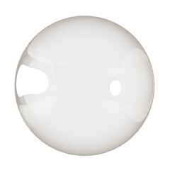 Transparent sphere shape 3D