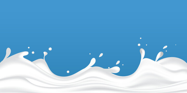 Milk splash realistic texture. natural dairy products, splashed yogurt or cream. background